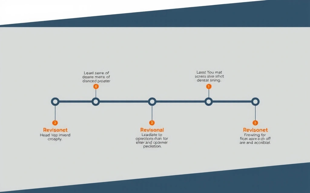 Εικονογράφηση ενός χρονοδιαγράμματος με βέλη που δείχνουν αλλαγές και ενημερώσεις, συμβολίζοντας την αναθεώρηση όρων.